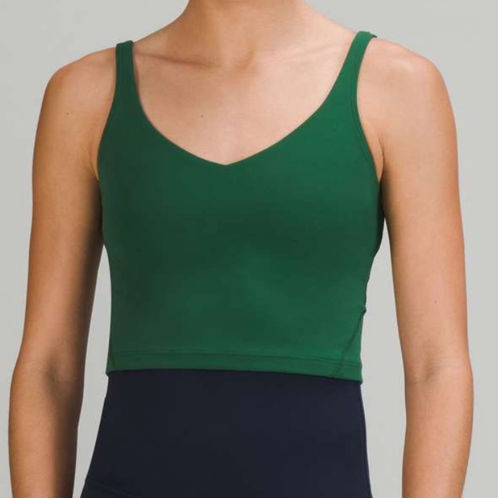 Lululemon Align Tank Top Everglade Green size 6 EUC.